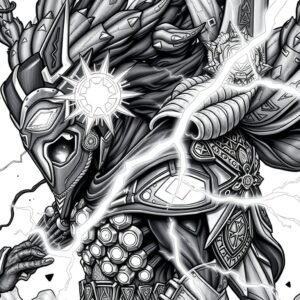 Cinematic Avatars Commercial Pk Coloring Book