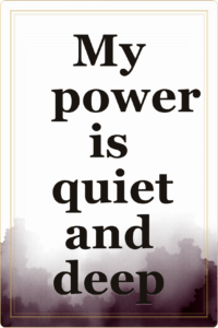 Live preview affirmation card