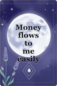 Live preview affirmation card
