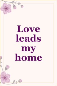 Live preview affirmation card