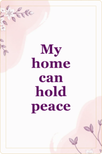 Live preview affirmation card