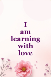 Live preview affirmation card