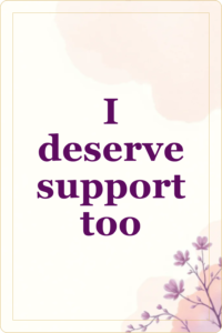 Live preview affirmation card