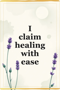 Live preview affirmation card