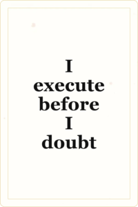 Live preview affirmation card